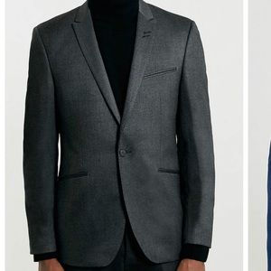 Calvin Klein textured suit jacket